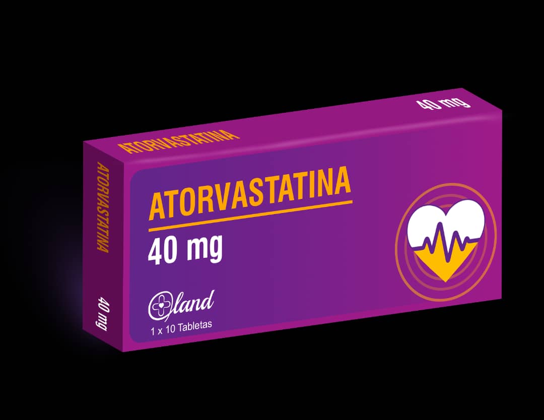 atorvastatina 40mg / 10 tabletas