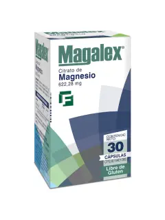 Citrato de Magnesio 622,28mg Magalex Laboratorios Farma x 30 Cápsulas