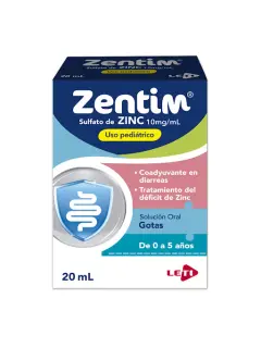 Zentim 10mg/ml Solucion Oral 20ML Sultafo de Zing Leti