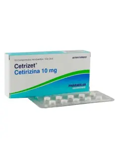 cetirizina 10mg / 10 comprimidos recubiertos
