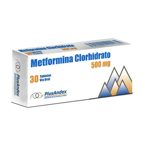 metformina 500mg / 30 tabletas