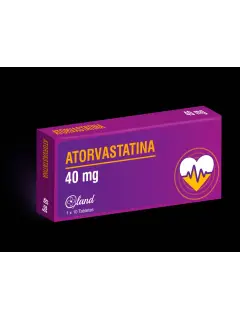atorvastatina 40mg / 10 tabletas
