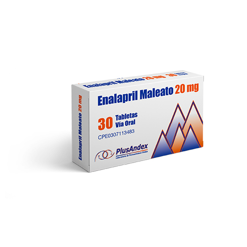 enalapril 20mg / 30 tabletas