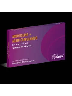 amoxicilina mas acido clavulánico 875mg / 125mg