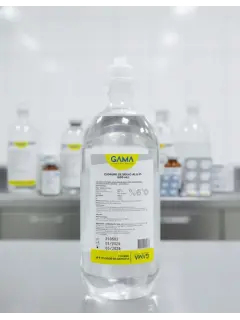 solución fisiológica 0.9% 500ml