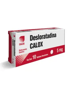 Desloratadina 5 mg Calox Caja x 10 Tabletas