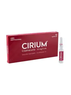 cisatracurio 10mg / 5ml
