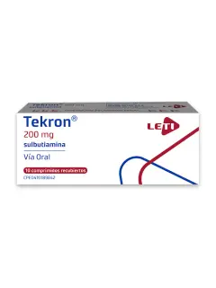 Sulbutiamina 200 mg Tekron Leti Caja x 10 Comprimidos