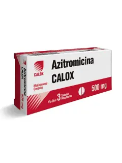 Azitromicina 500 mg Calox Caja x 3 Tabletas