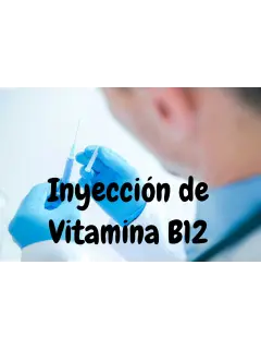 vitamina b 12 inyectable