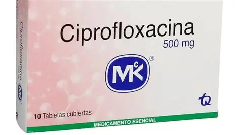ciprofloxacina 500mg / 10 tabletas