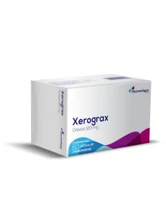 Orlistat 120 mg Xerograx Pharmetique Labs Caja x 60 Cápsulas