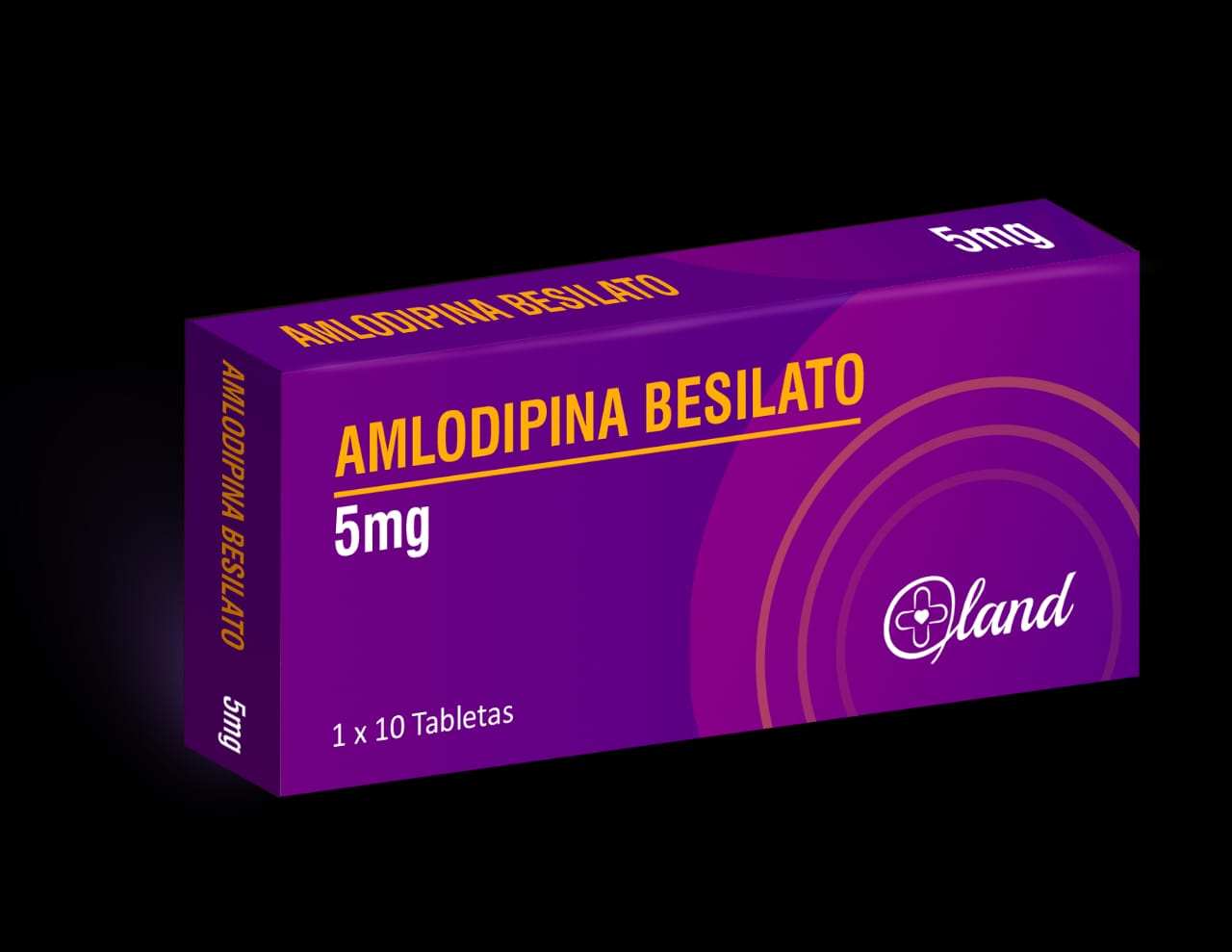 amlodipina besilato 5mg / 10 tabletas