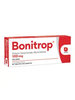 Piritinol Diclorhidrato Monohidrato 100 mg Bonitrop Cofasa x 20 Tabletas