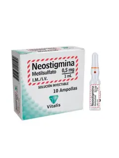 neostigmina 0.5mg / 1ml