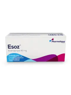Esomeprazol 40 mg Esoz Pharmetique Labs Caja x 28 Cápsulas