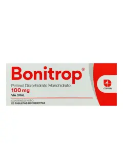 Piritinol Diclorhidrato Monohidrato 100 mg Bonitrop Cofasa x 20 Tabletas