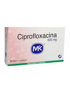 ciprofloxacina 500mg / 10 tabletas
