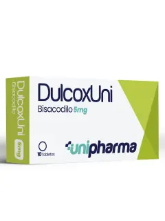 Bisacodilo 5mg Dulcoxuni Unipharma Caja x 10 Tabletas